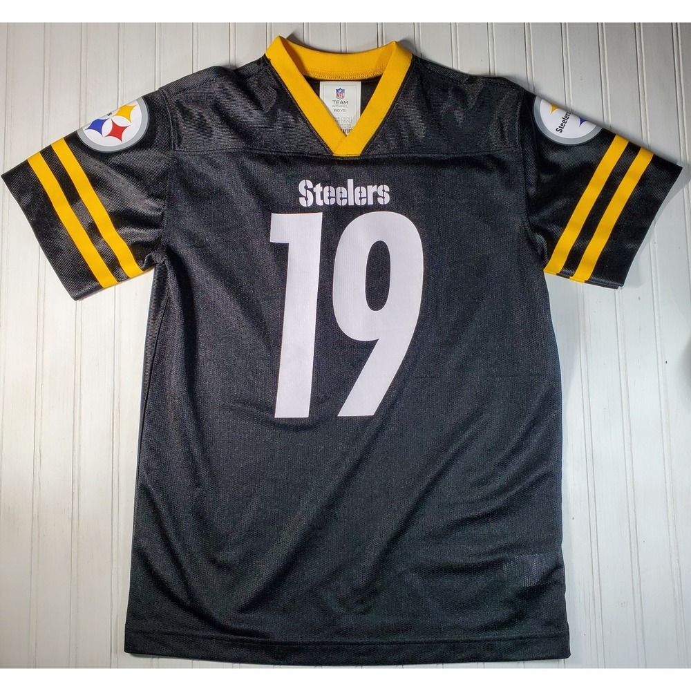 Pittsburgh Steelers Juju Smith Schuster‎ NFL  Jersey Youth Large 10/12 Black